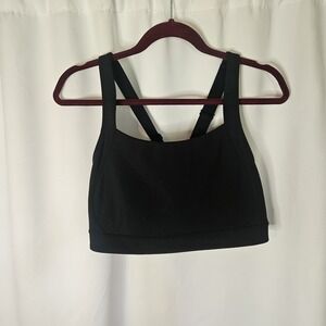 Old Navy PowerSoft Go-Dry Wireless Racerback Sports Bra  Black XL